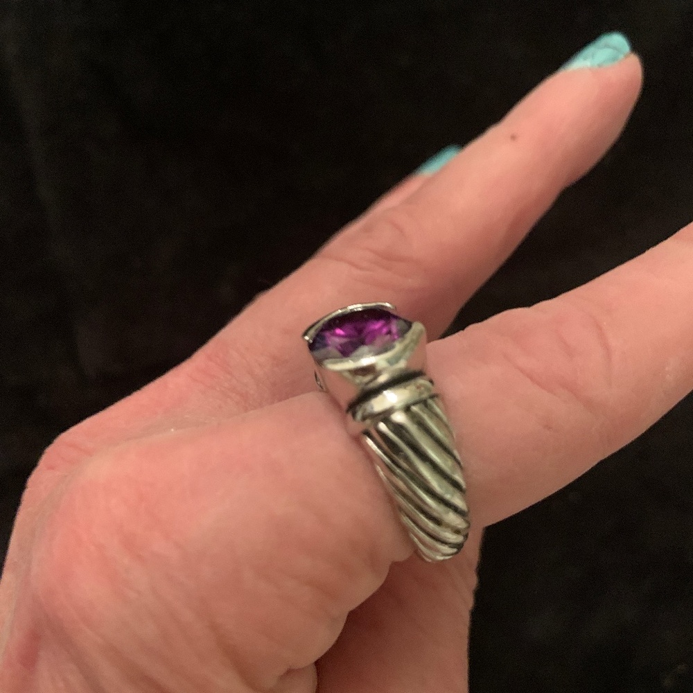 Fashion Synthetic Amethyst Ring